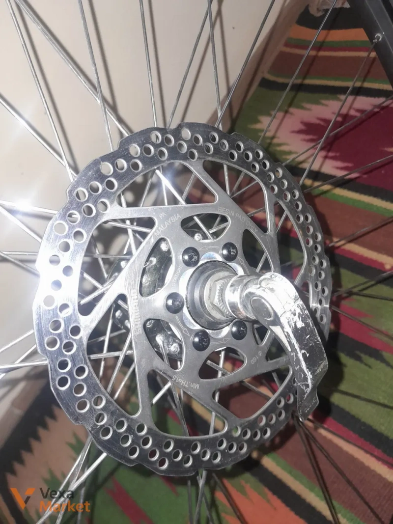Заднє колесо 29" під касету з ротором Shimano 160mm та покришкою Maxxis Rekon — фото 6