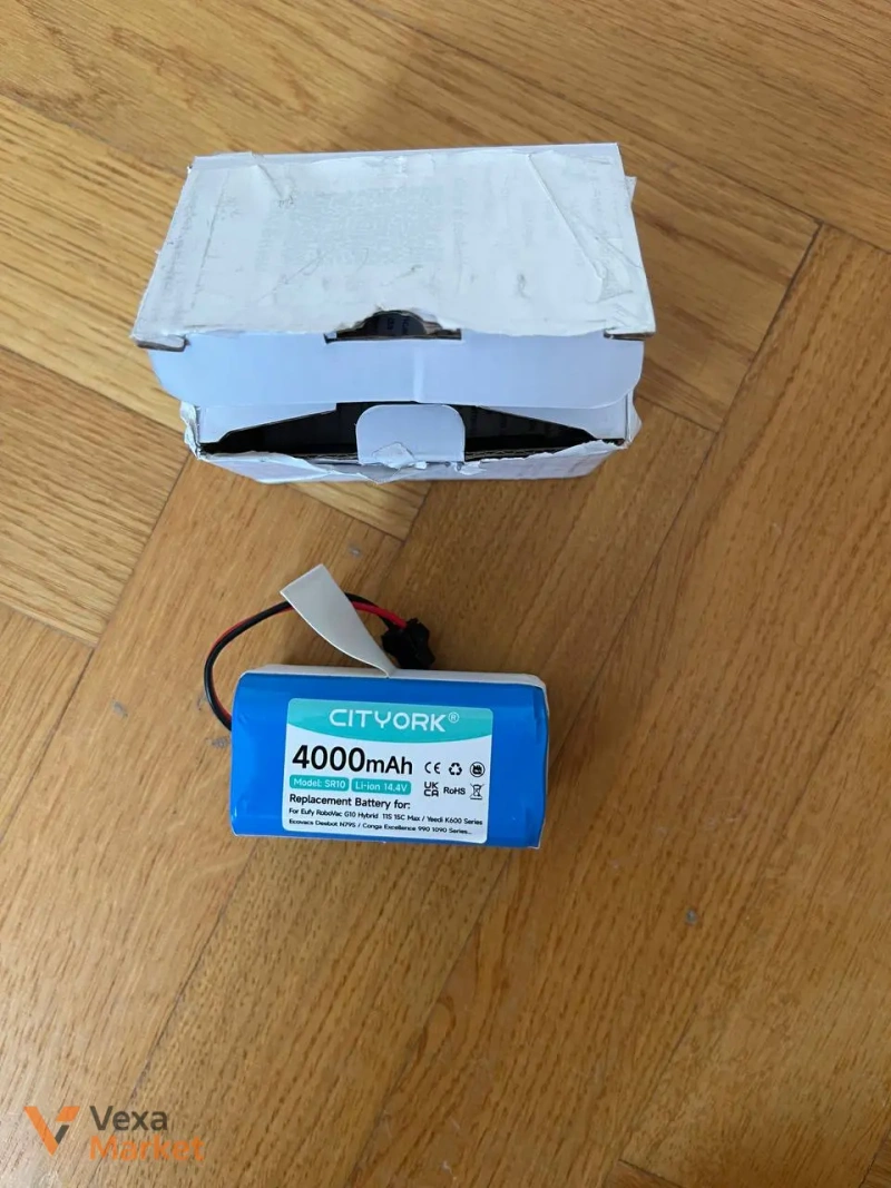 Запасний акумулятор CITYORK 4000 mAh для роботів-пилососів Eufy та Ecovacs — фото 4