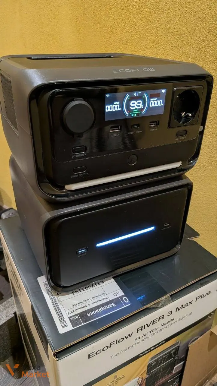 Зарядна станція EcoFlow RIVER 3 Max Plus 600 Вт / 858 Вт⋅г LiFePO4 — фото 2