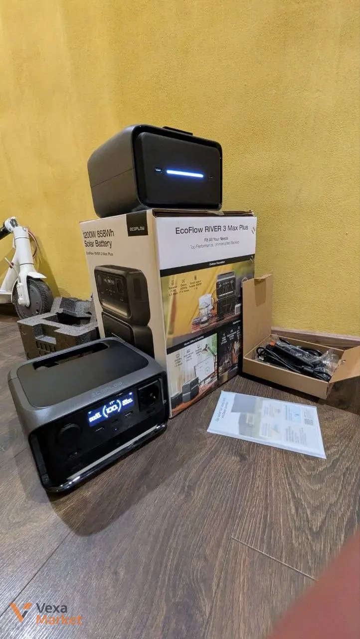 Зарядна станція EcoFlow RIVER 3 Max Plus 600 Вт / 858 Вт⋅г LiFePO4 — фото 4