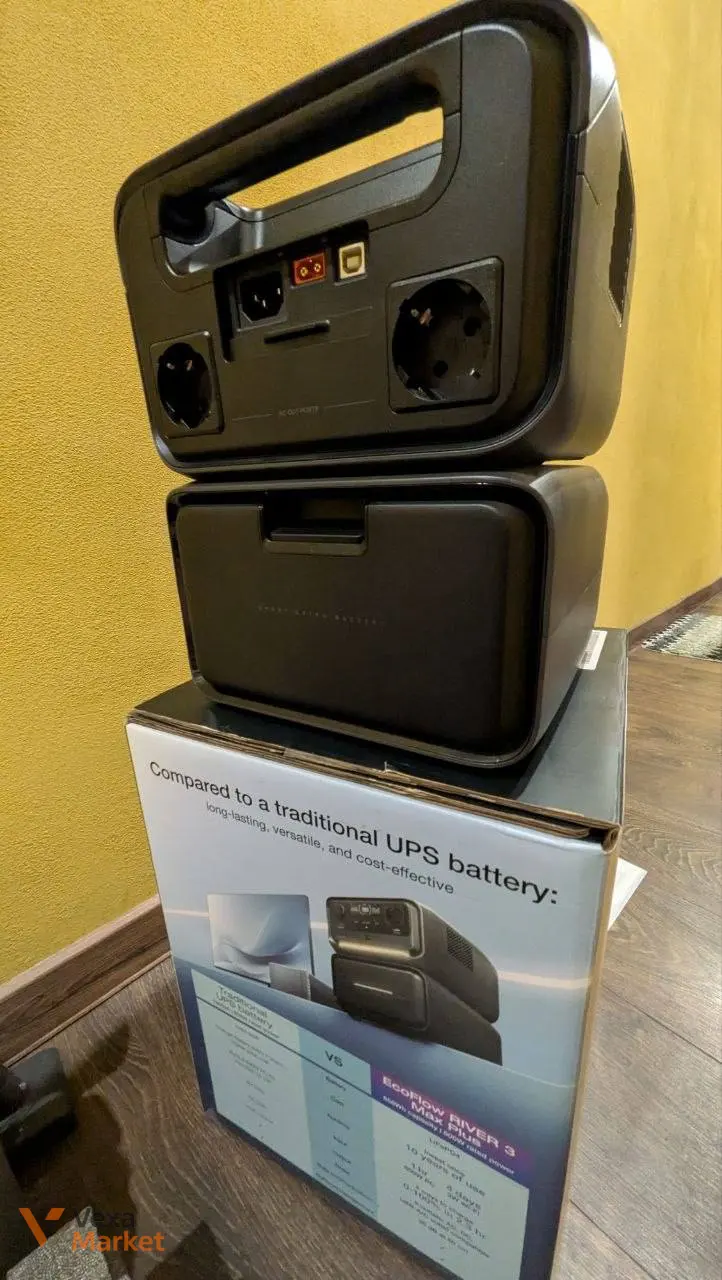 Зарядна станція EcoFlow RIVER 3 Max Plus 600 Вт / 858 Вт⋅г LiFePO4 — фото 5