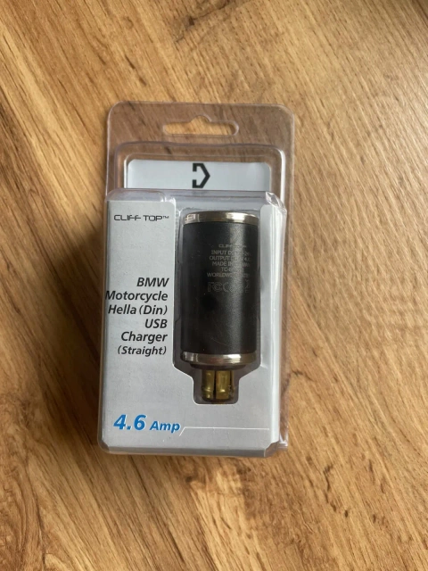Зарядний пристрій USB Cliff Top BMW Hella (Din) для мотоциклів, 4.6A