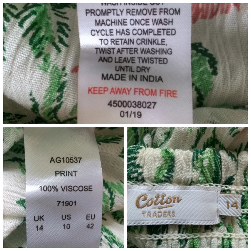 Жіноча довга сукня-сарафан Cotton Traders Індія р.50-52. — фото 7