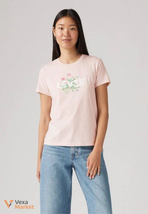 Жіноча футболка Levi's рожева, розмір M