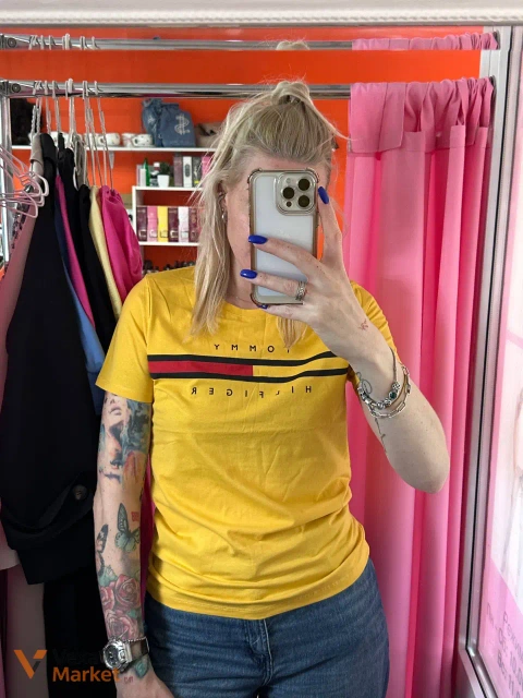 Жіноча футболка Tommy Hilfiger Оригінал Розмір M/L/XL