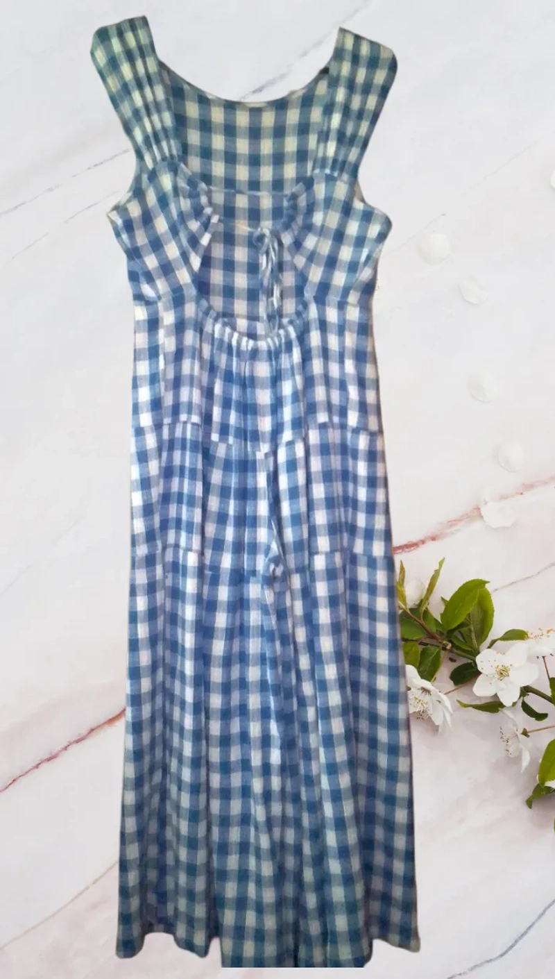 Жіночий брючний комбінезон з бавовни Asos р.46-48. — фото 4