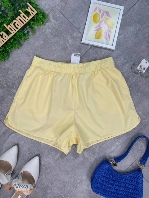 Жовті котонові шорти H&M EUR XL / 50-52