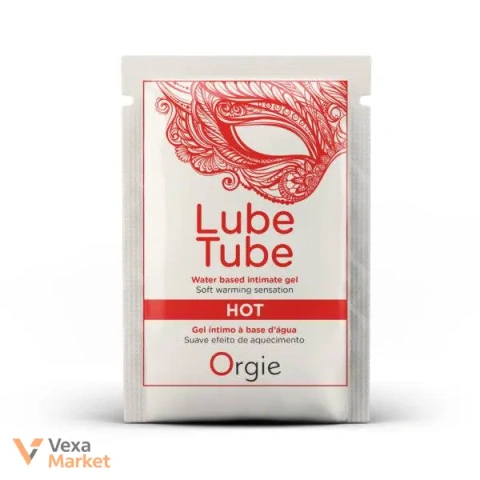 Зігріваючий лубрикант Orgie Lube Tube Hot на водній основі, стік 2мл