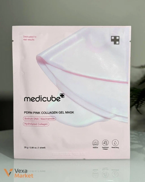 Зміцнювальна гідрогелева маска для обличчя Medicube PDRN Pink Collagen Jelly Gel Mask (28g)