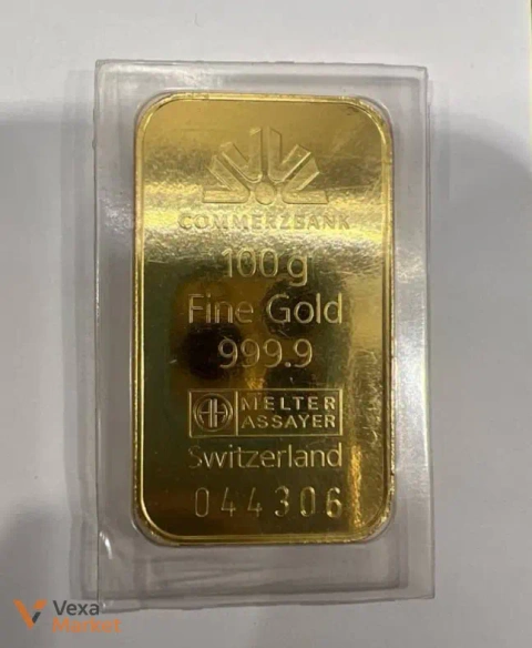 Золоті зливки Commerzbank, Credit Suisse, Argor 100г