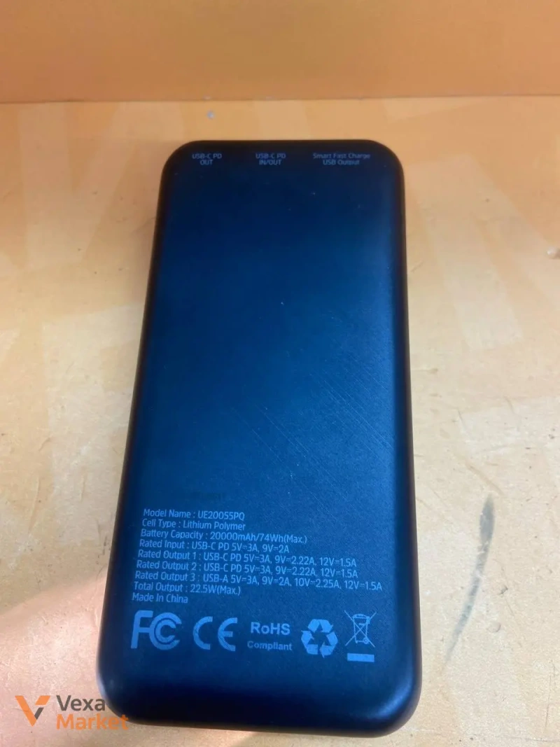 Зовнішній акумулятор (POWER BANK) ENERGIZER UE20055PQ, 20000mAh — фото 2