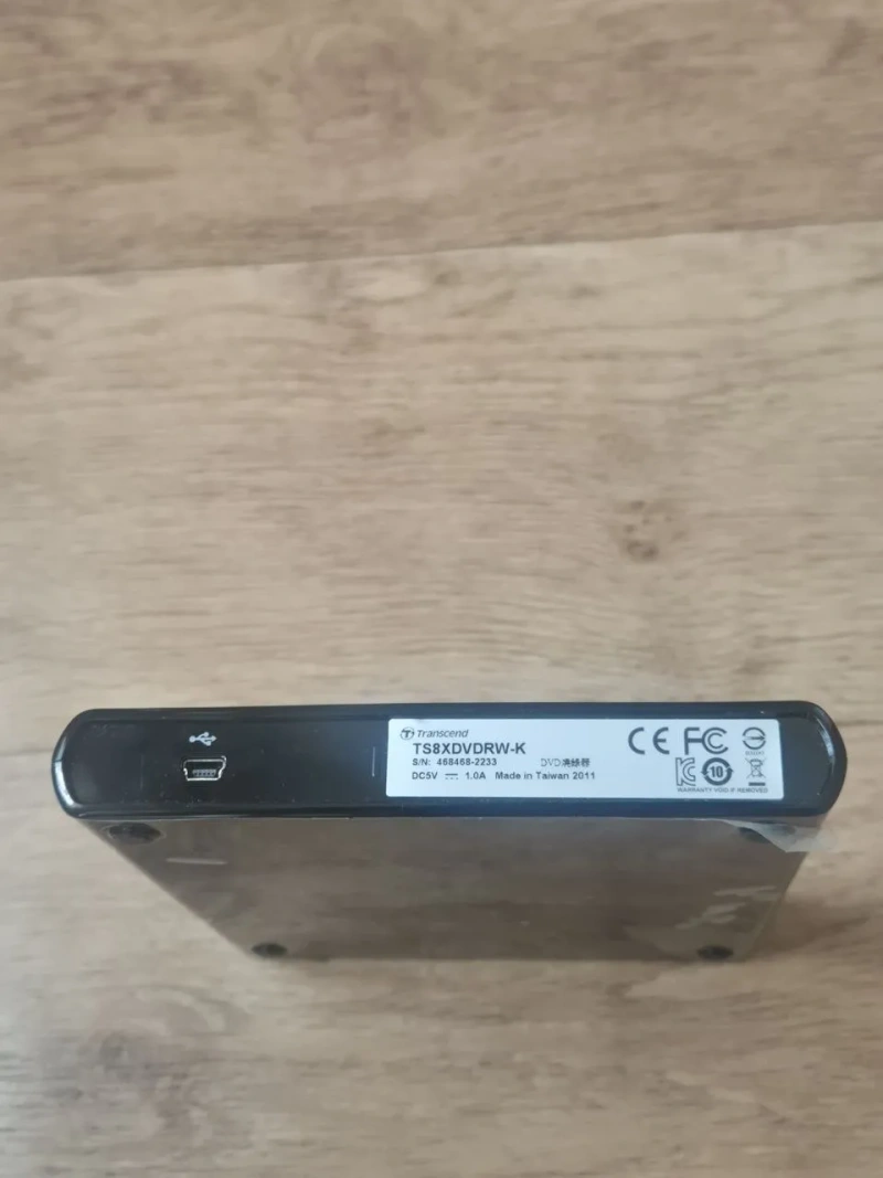Зовнішній DVD привід Transcend TS8XDVDRW-K (В заводській плівці + рідний кабель) — фото 4