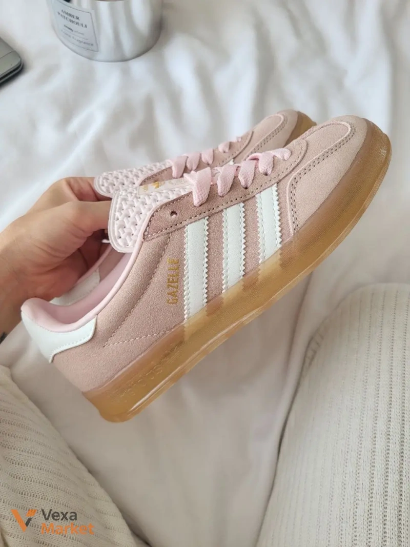 Adidas Gazelle Pink замша — фото 2