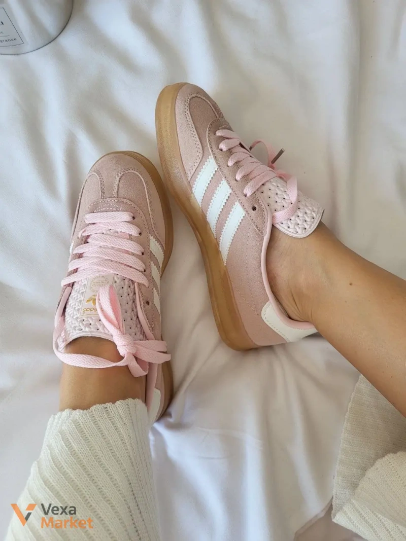 Adidas Gazelle Pink замша — фото 4