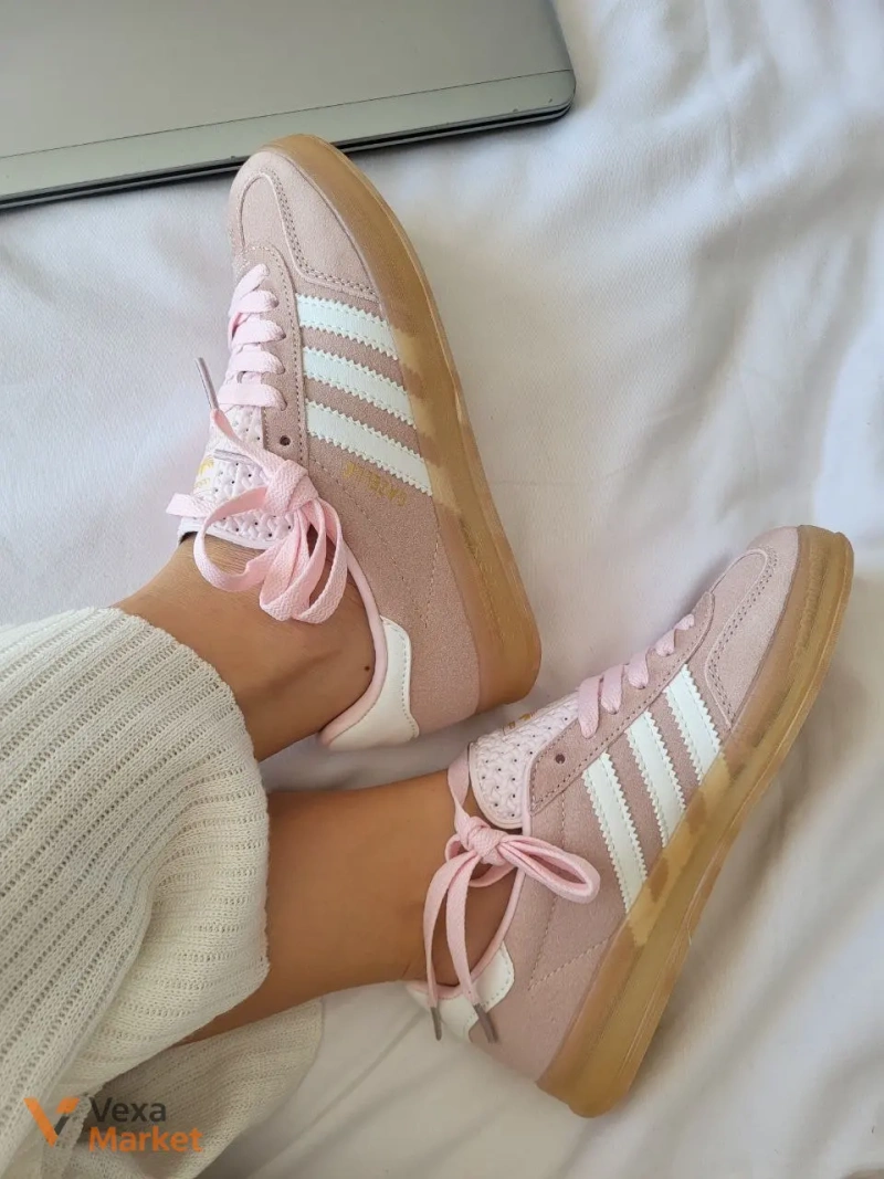 Adidas Gazelle Pink замша — фото 6