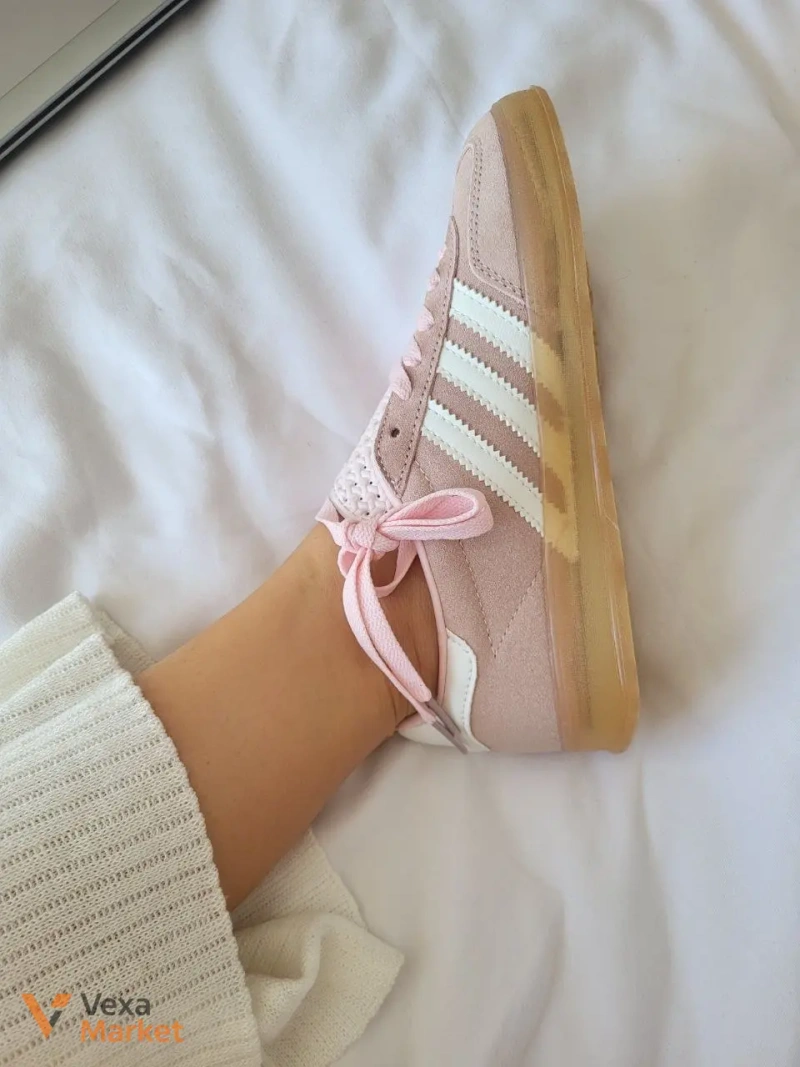 Adidas Gazelle Pink замша — фото 7