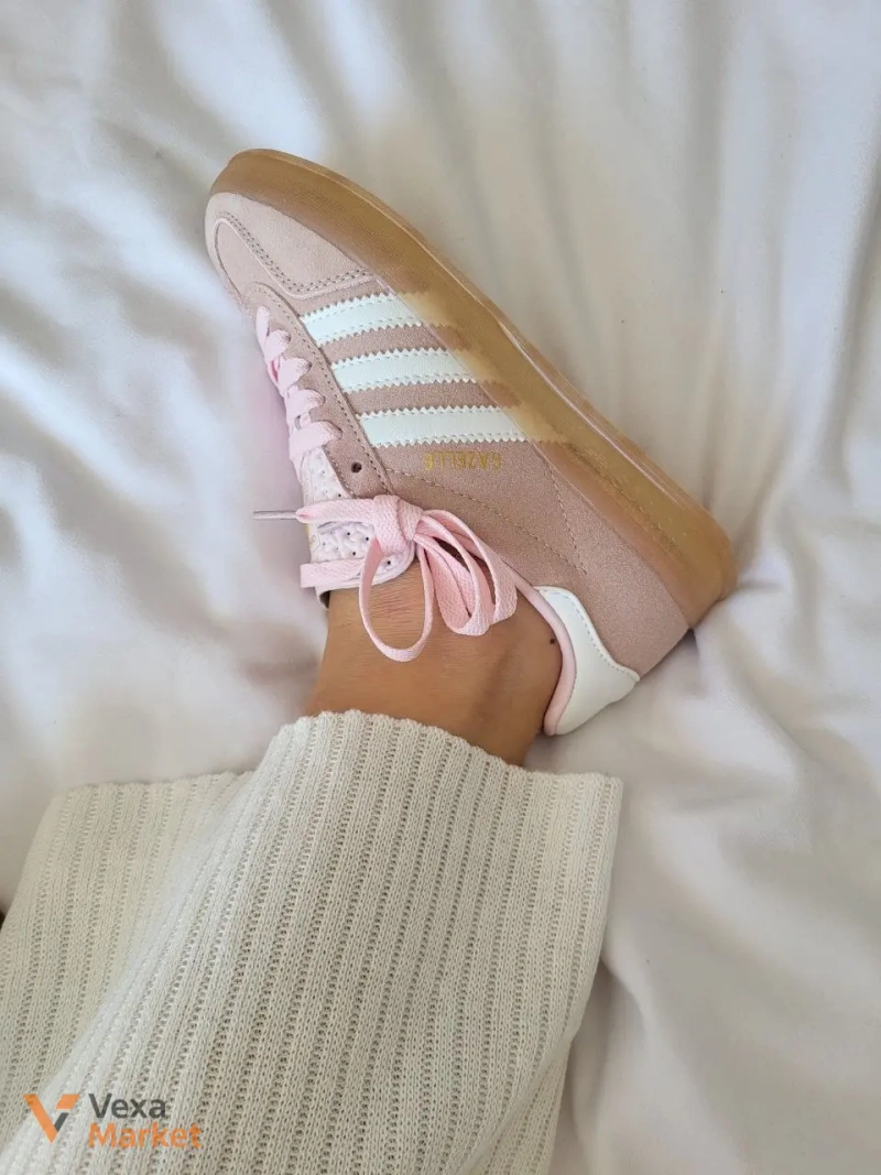 Adidas Gazelle Pink замша — фото 8