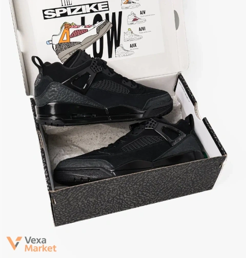 Air Jordan Low Spizike Black Cat кроссовки мужские 42.5