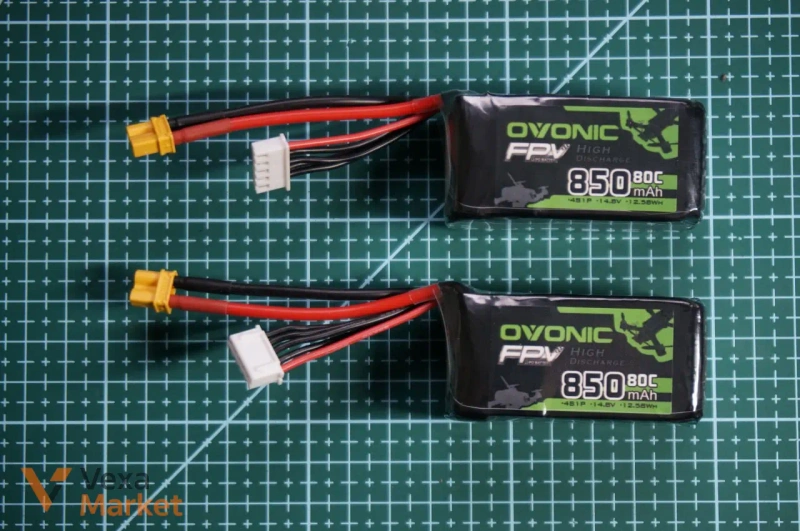 Аккумуляторы Ovonic LiPo 3S, 4S, 6S для дронов — фото 4