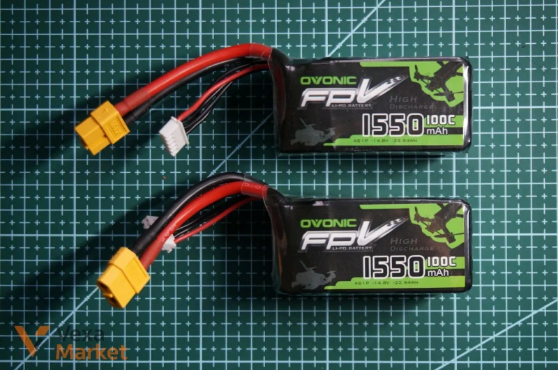 Аккумуляторы Ovonic LiPo 3S, 4S, 6S для дронов — фото 5
