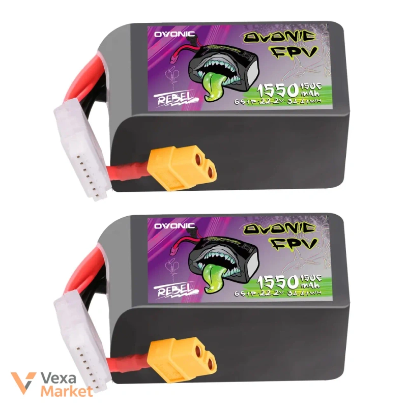 Аккумуляторы Ovonic LiPo 3S, 4S, 6S для дронов — фото 6