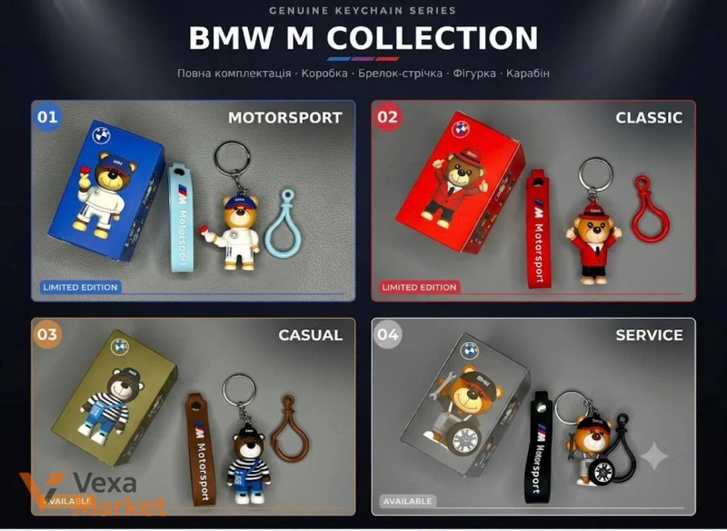 Аксесуари M-Style для BMW (решітка радіатора, накладки на дзеркала, кришталевий комплект, вставки в труби, емблеми) — фото 4
