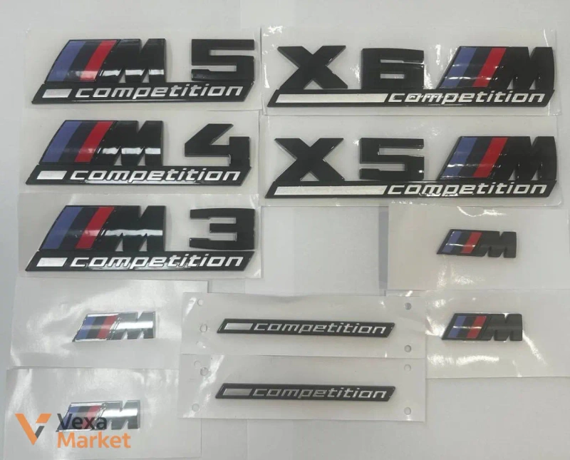 Аксесуари M-Style для BMW (решітка радіатора, накладки на дзеркала, кришталевий комплект, вставки в труби, емблеми) — фото 5