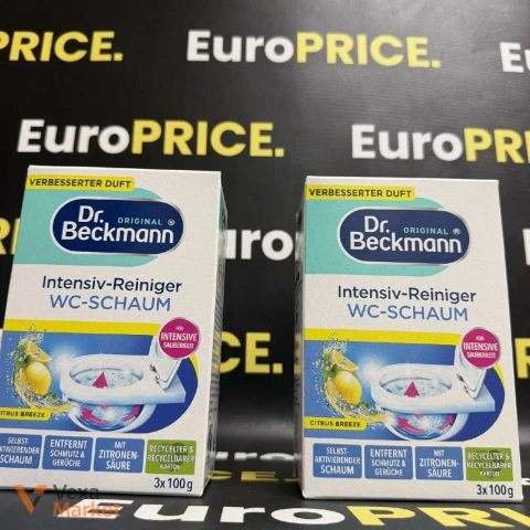 Активна піна для унітазу Dr. Beckmann Intensiv-Reiniger WC-SCHAUM Citrus Breeze 3x100г