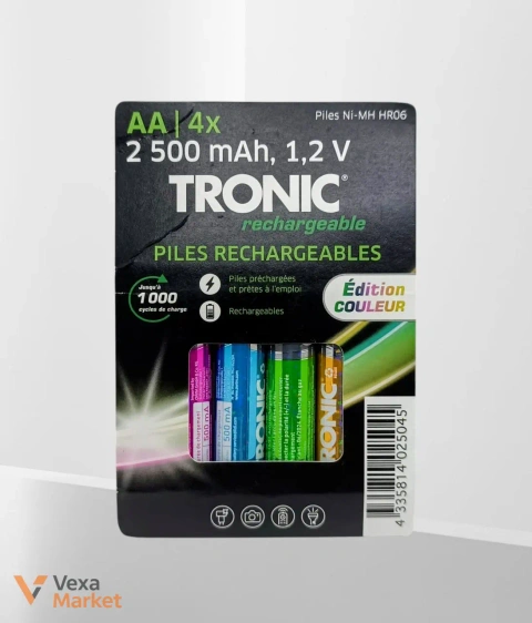 Акумулятори пальчикові AA Tronic rechargeable 2500 mAh 1.2V (4 шт.)