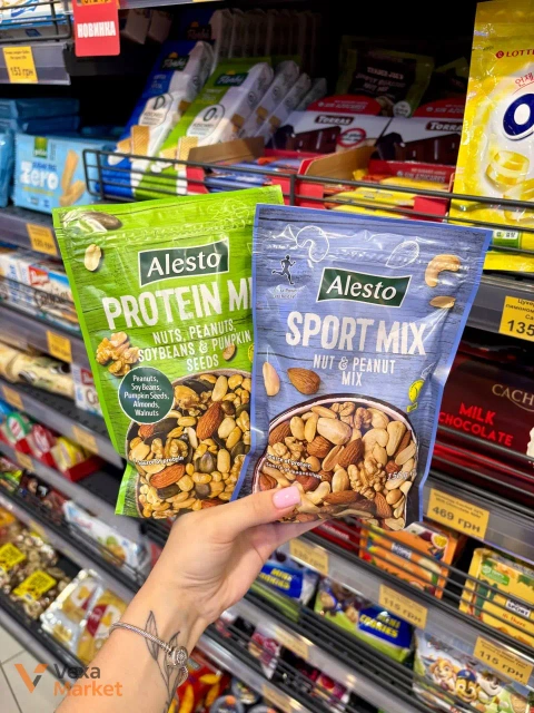 Alesto Protein Mix Горішки, Соєві боби та Гарбузове насіння 150г