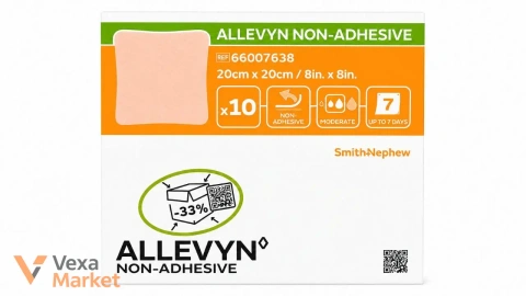 ALLEVYN Non-Adhesive 20x20 см (10 шт.) - стерильні пов'язки Smith & Nephew