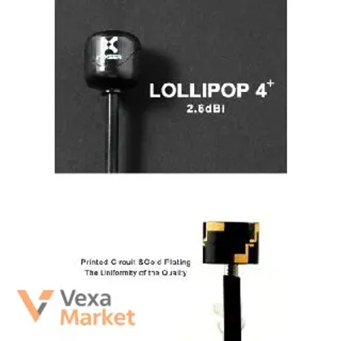 Антена для дрона Foxeer Lollipop 4 Plus High Quality 5.8G SMA Angle 150mm RHCP