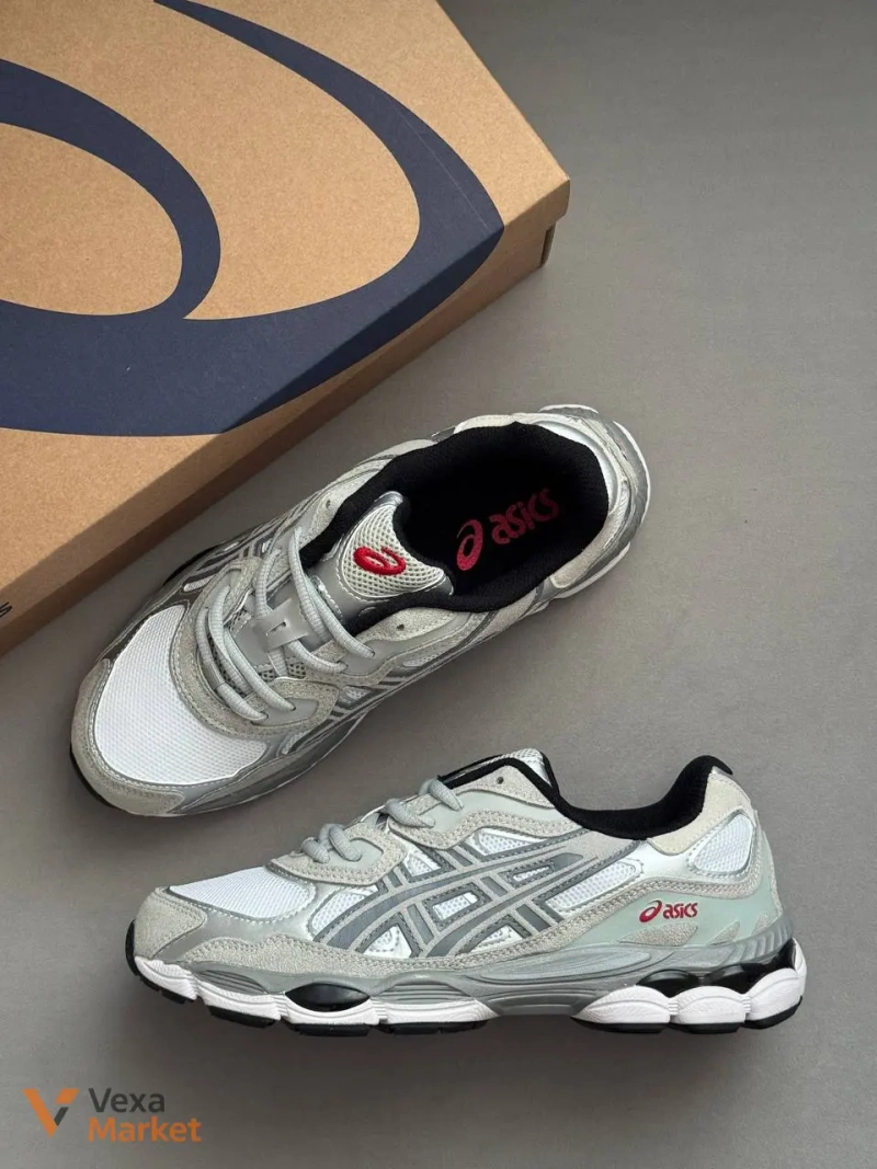 Asics Gel-NYC Cream Steal Grey — фото 4