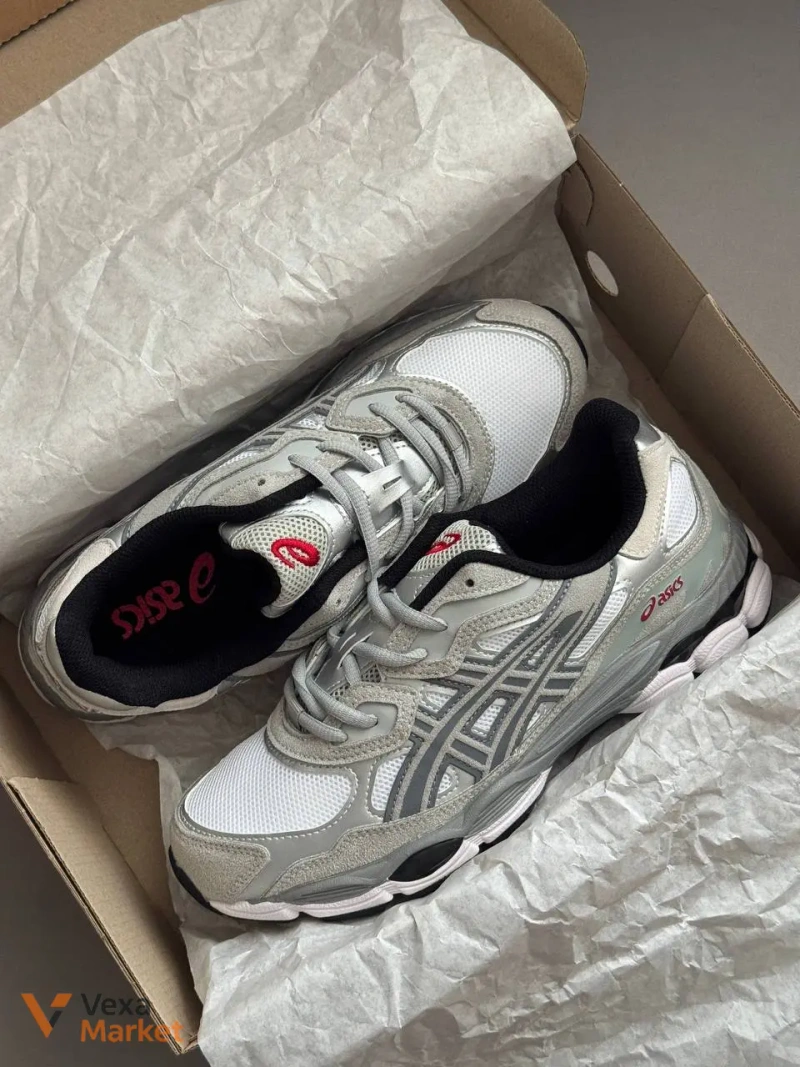 Asics Gel-NYC Cream Steal Grey — фото 6