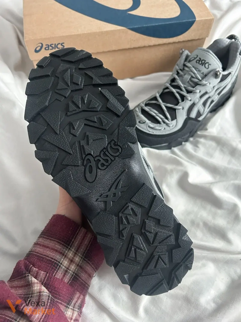 Asics Gel-Pickax Grey Black — фото 3