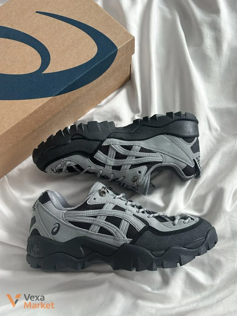 Asics Gel-Pickax Grey Black — фото 4