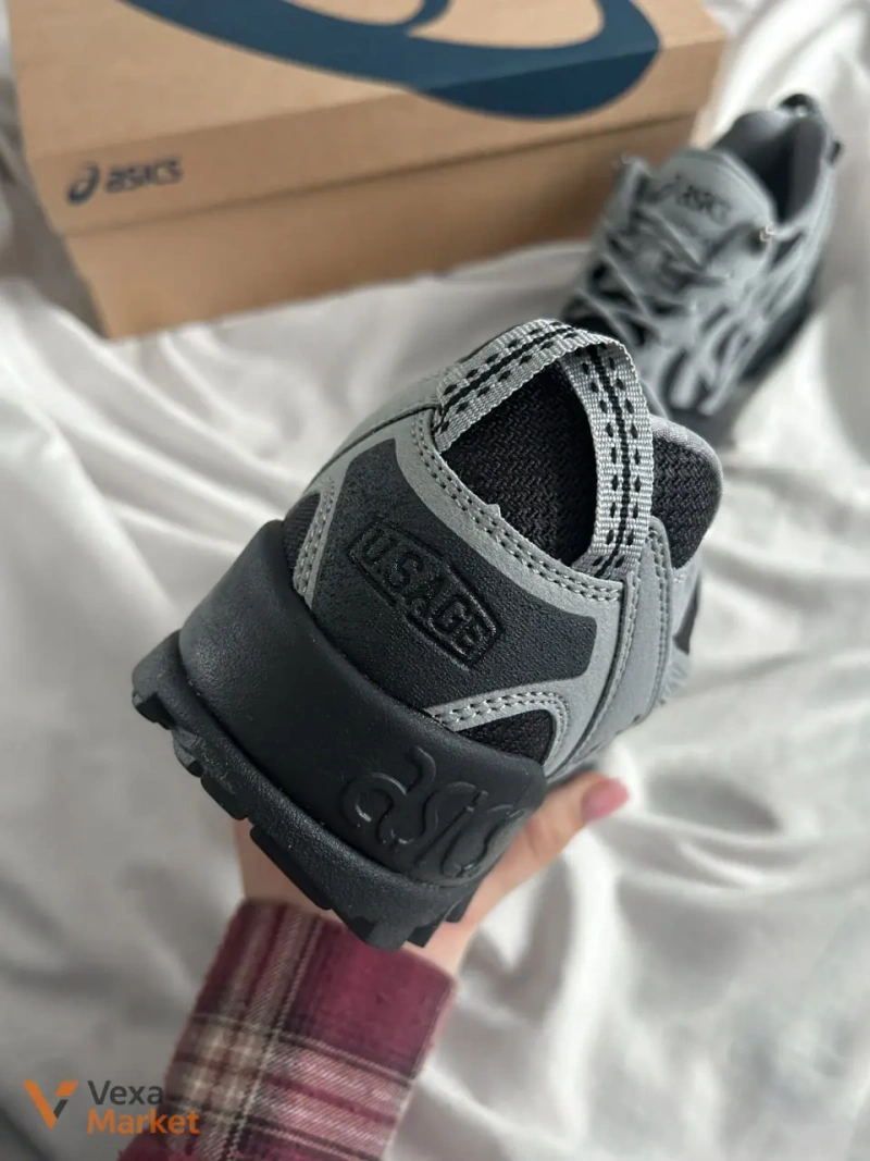 Asics Gel-Pickax Grey Black — фото 6