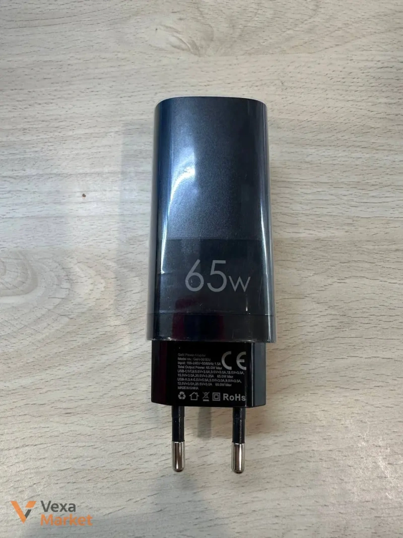 Autel GaN Power Adapter 65W Type-C Type-A та кабелі