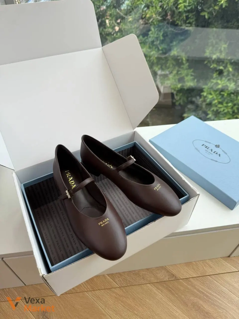 Балетки Prada натуральна шкіра — фото 5