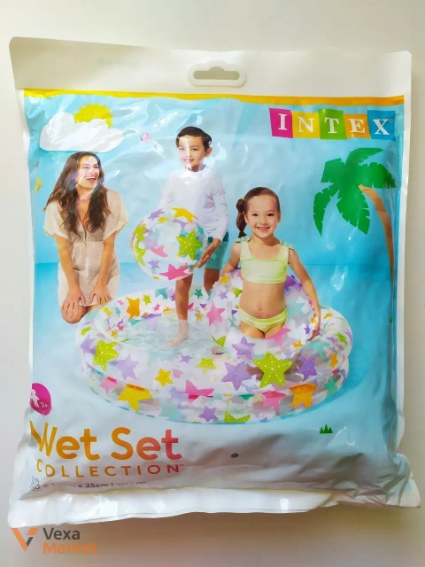Басейн Intex Wet Set Collection 122см х 25см з м'ячиком і кругом