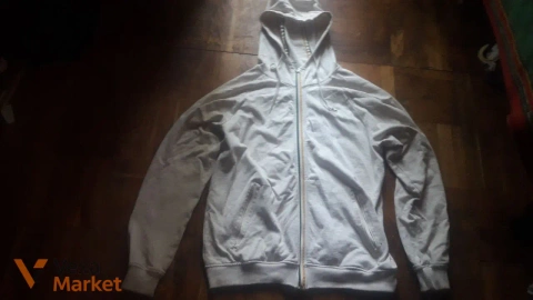 Белая кофта Adidas размер L