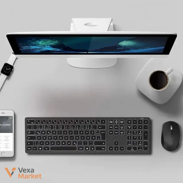 Бездротова клавіатура з підсвіткою та миша Jelly Comb JS-LJ0C02FGTM — фото 6