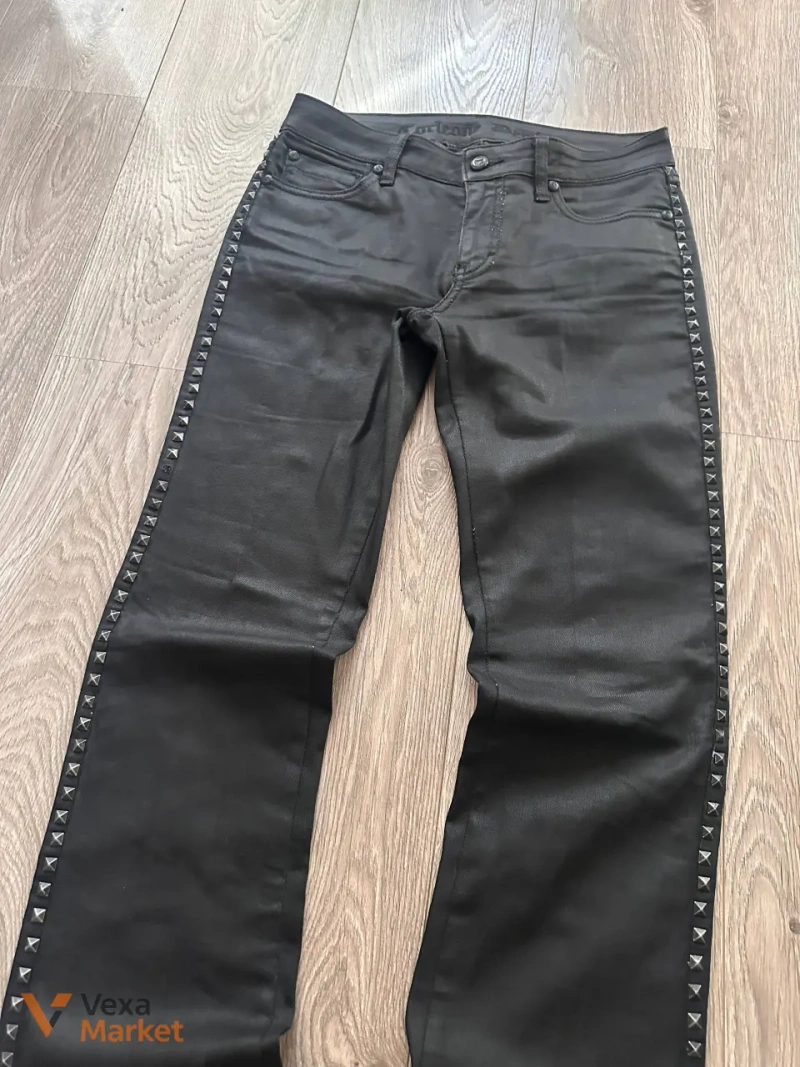 Biker bootcut jeans — фото 2