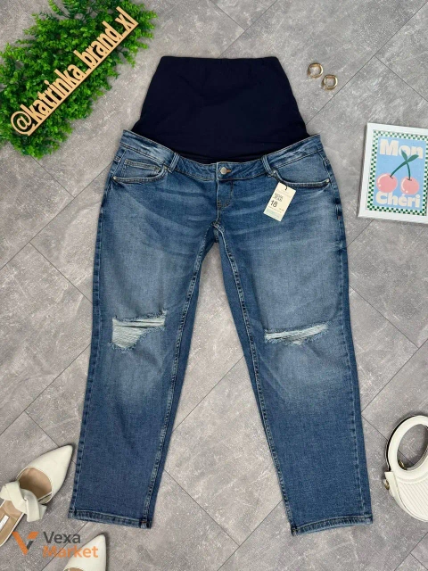 Блакитні джинси Mom для вагітних від Denim Co. Розмір UK 18 / 52