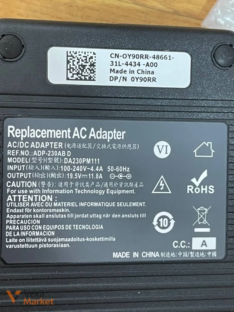 Блок живлення для ноутбука 230W 19.5V 11.8A 7.4x5.0 mm DA230PM111 — фото 2