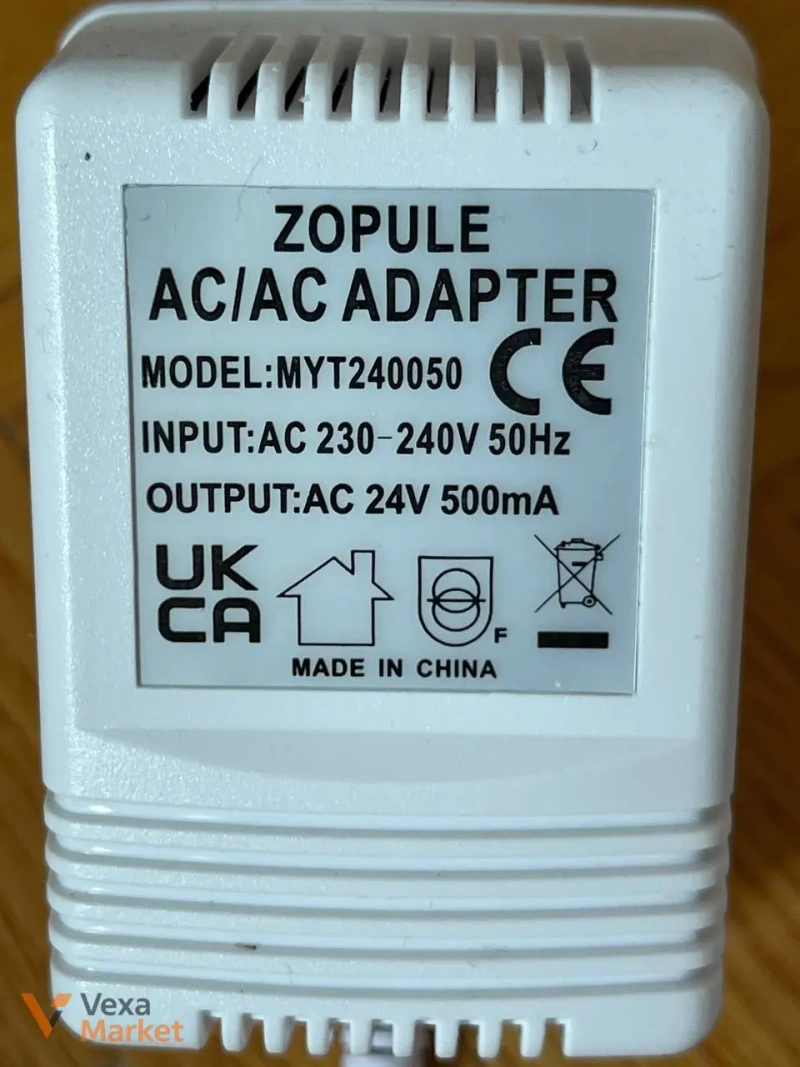 Блок живлення ZOPULE AC/AC ADAPTER MYT240050 18V 500mA з довгим кабелем 8м — фото 2