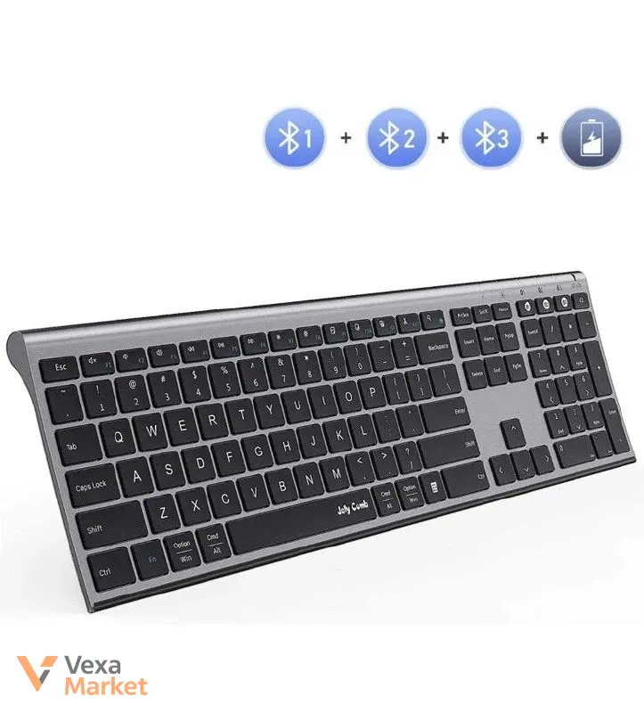 Bluetooth-клавіатура Jelly Comb GK117A повнорозмірна — фото 5