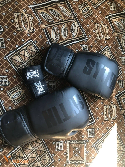 Боксерські рукавиці Sutin 12 oz з бинтами
