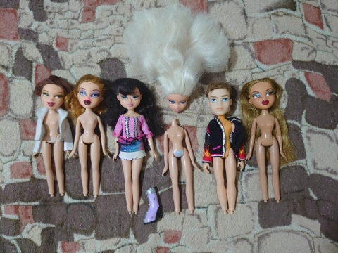 Большой лот кукол Братц Bratz MGA и Мокси под восстановление, кастом,
