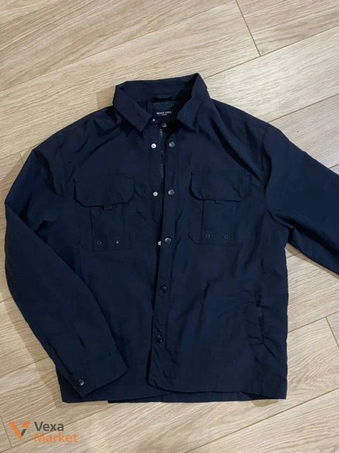 Brave Soul Mens Pearson Shacket Navy